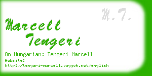 marcell tengeri business card
